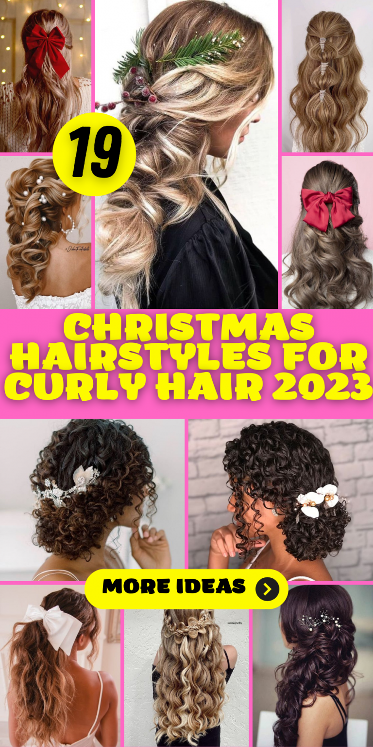 19 Christmas Hairstyle Ideas for Curly Hair in 2023