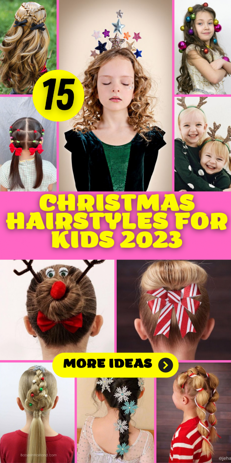 15 Adorable Christmas Hairstyle Ideas for Kids in 2023 - thepinkgoose.com