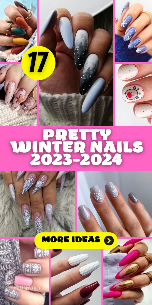 Pretty Winter Nails 2023-2024: 17 Stunning Ideas - thepinkgoose.com