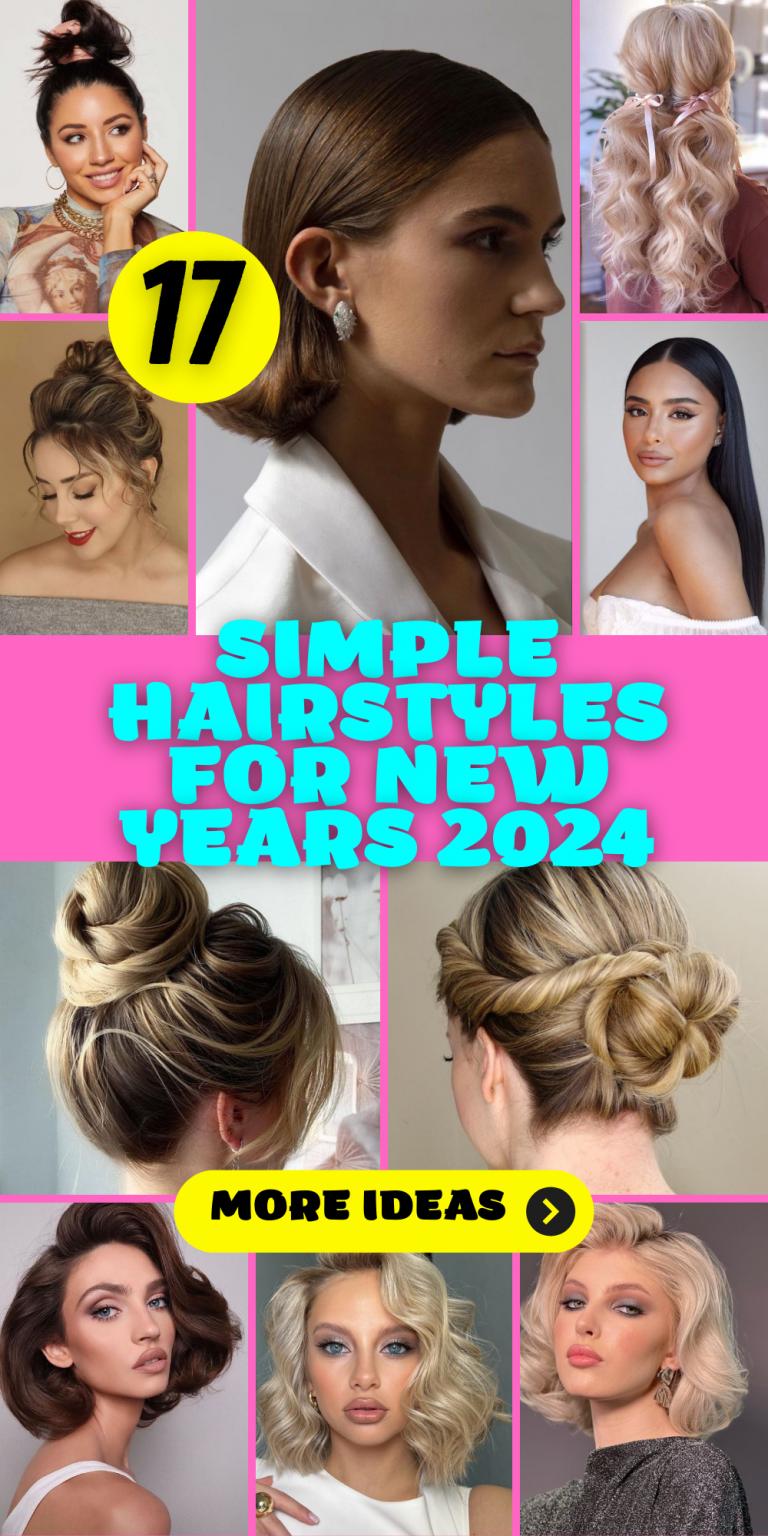 17 Simple New Year's Hairstyles for 2024: Effortless Ideas to Welcome ...