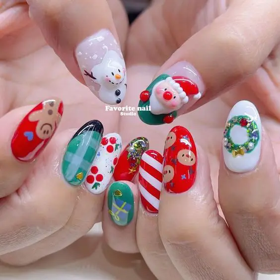 17 Creative New Year's Nail Art Ideas for 2024 - Lunar, Japanese, Red ...