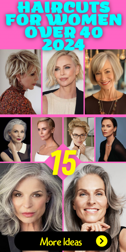 Top Women's Haircuts for 2024: Trendy Short to Long Styles Over 40