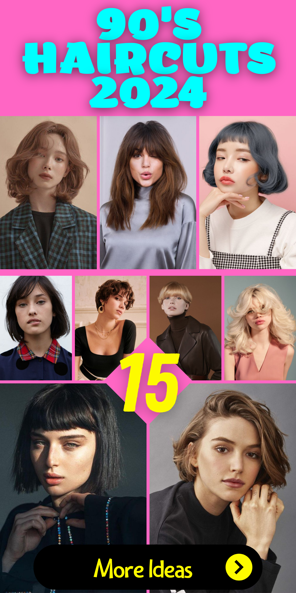 90s Haircuts Revival: Trendy Styles for 2024 - Long, Short & Curly Looks