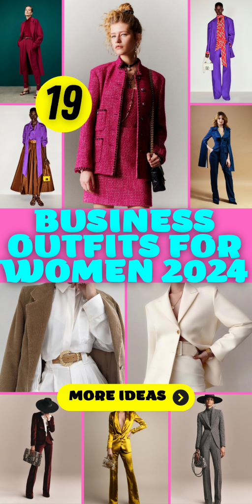 Business Outfits for Women 2024: Merging Professionalism with Style