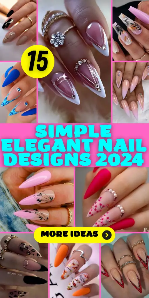 Top Simple Elegant Nail Designs 2024: Chic Art for Every Season