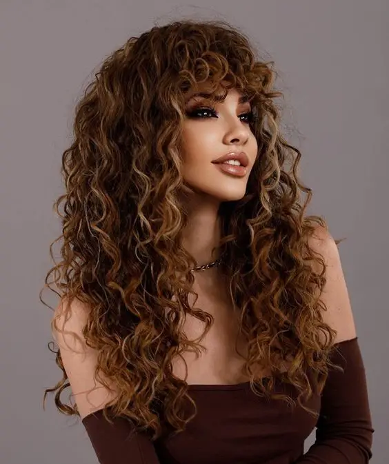 Embrace the Elegance: Curtain Bangs Hairstyles for 2024 - From Vintage Waves to Modern Chic