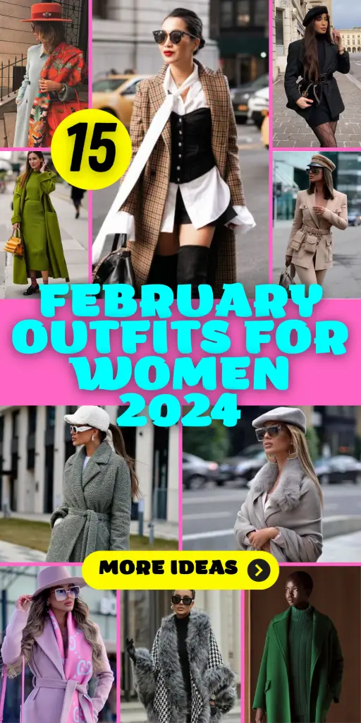 February Outfits for Women 2024: A Blend of Style and Seasonal Flair