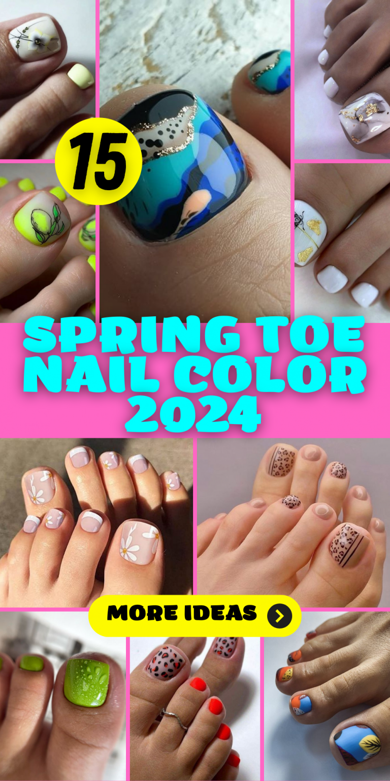 2024 Spring Toe Nail Color Trends: Popular Pedicures for All Skin Tones
