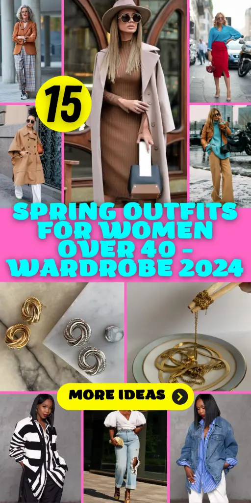 Spring Outfits for Women Over 40 - Wardrobe 2024