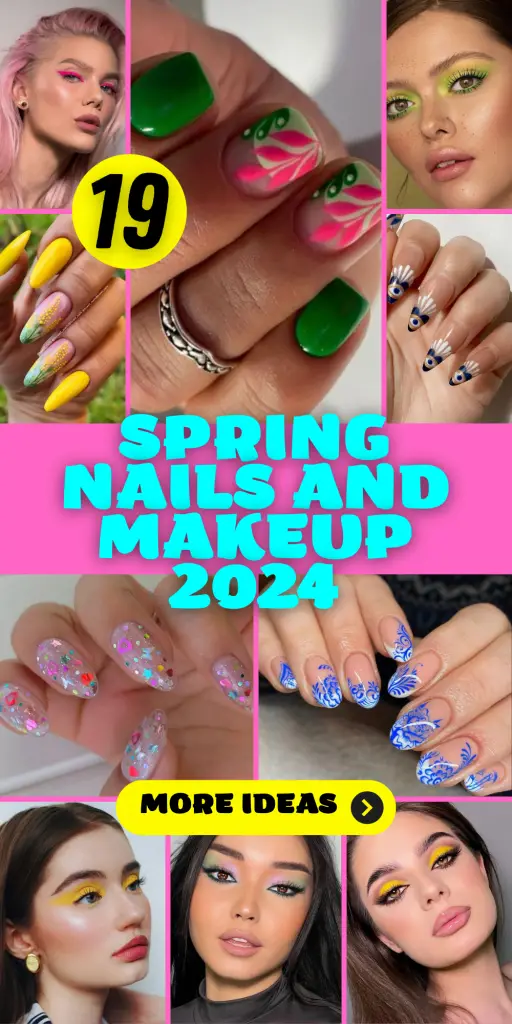 2024 Spring Nails and Makeup Trends: Art Designs, Gel Colors, and More