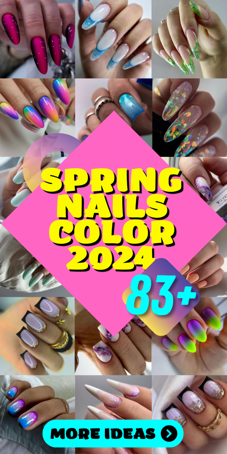 2024 Spring Nail Colors: Trendy Gel & Bright Design Ideas
