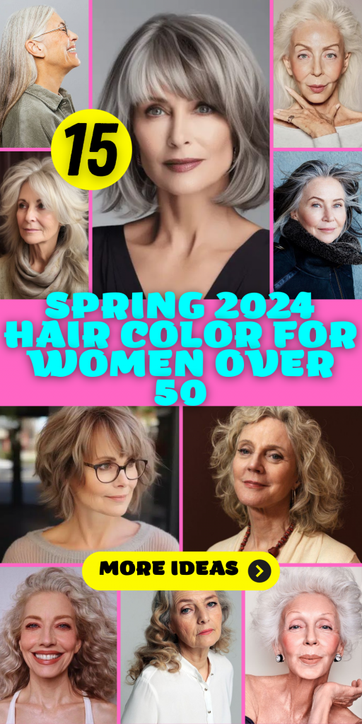 Spring 2024 Hair Color Trends for Women Over 50 Latest Shades & Styles