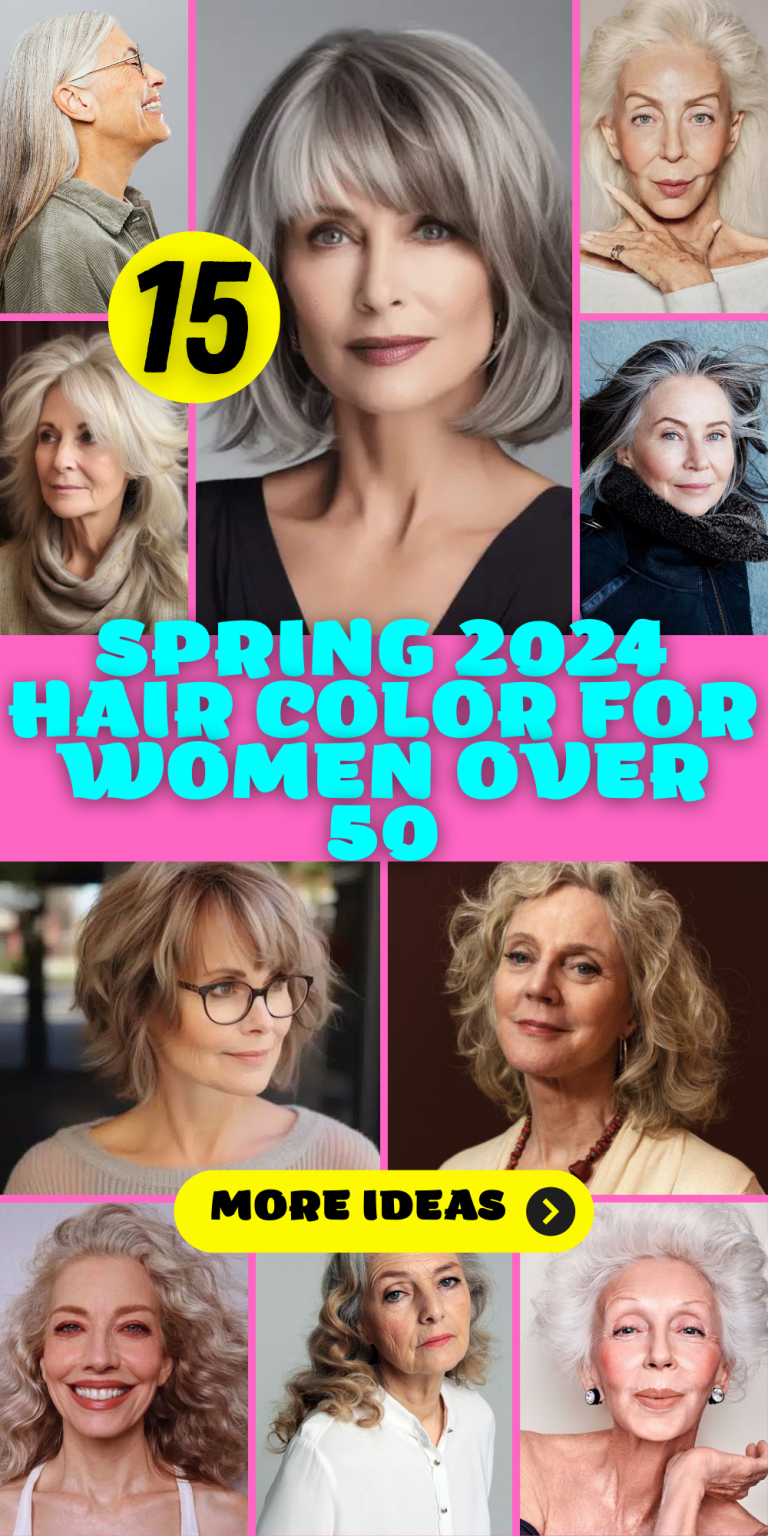 Spring 2024 Hair Color for Women Over 40: Trendy Shades & Styles