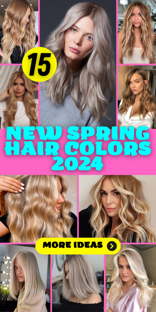 Discover the Hottest New Spring Hair Colors of 2024