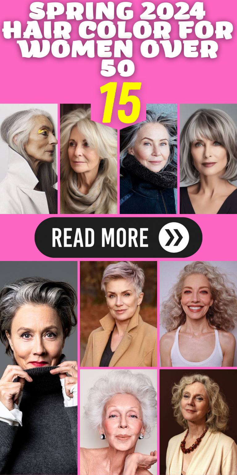 Spring 2024 Hair Color Trends for Women Over 50: Latest Shades & Styles