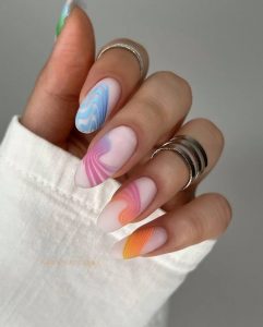 2024 Colorful Spring Nails Trendy Designs Art And Inspo   2 3 241x300 