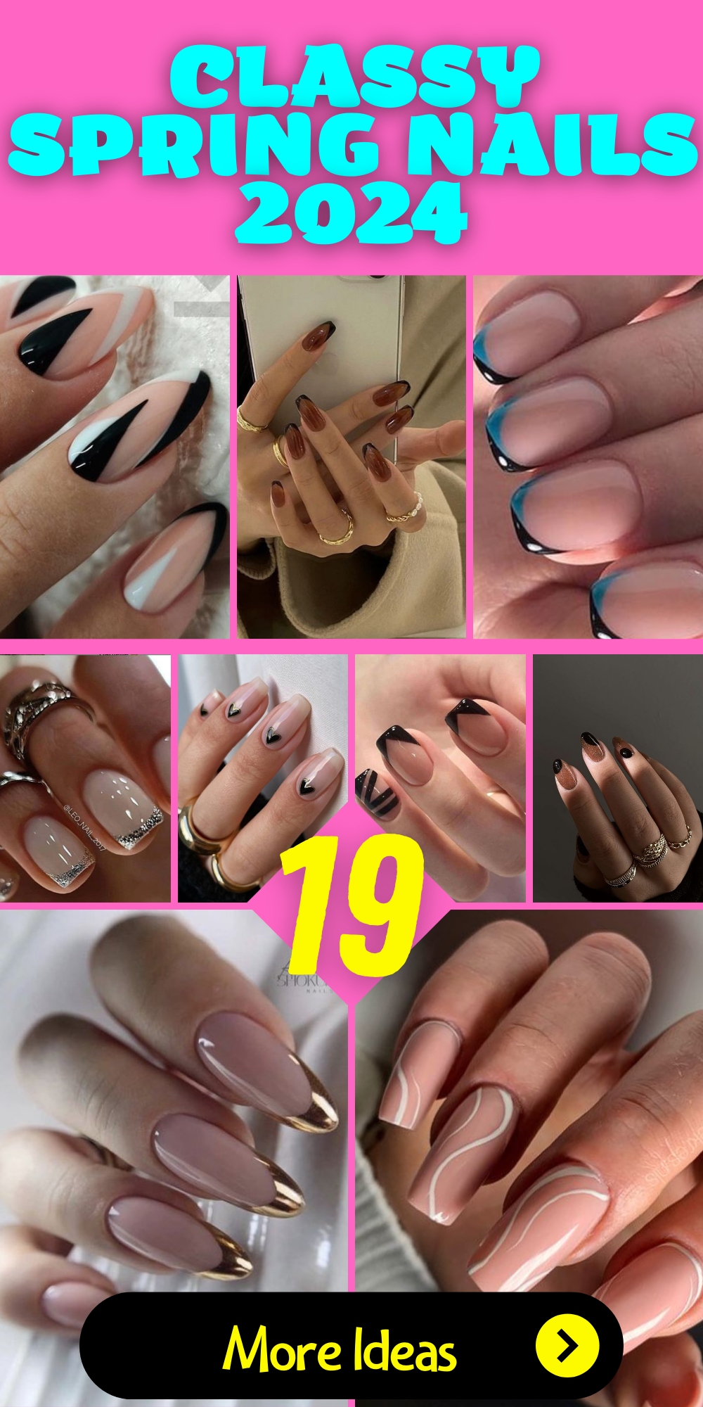 Elegant Classy Spring Nails 2024 Almond Chic And Short Designs   20 21 