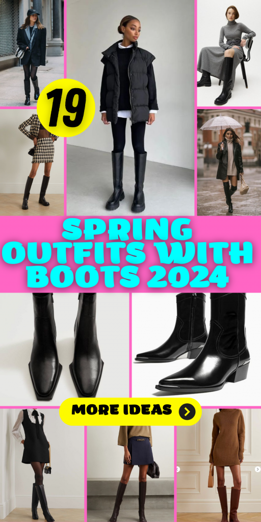 Step into Style: Spring Outfits with Boots for 2024