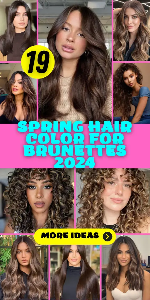 Spring Hair Color for Brunettes 2024: A Fresh Palette for the Season