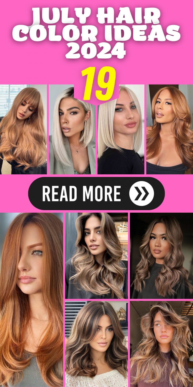 2024 July Hair Color Trends: Blonde, Dark, Curly, and Stylish Styles ...