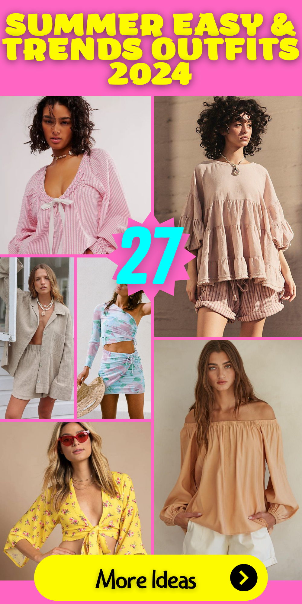 Breezy & Stylish: Summer Easy & Trends Outfits 2024
