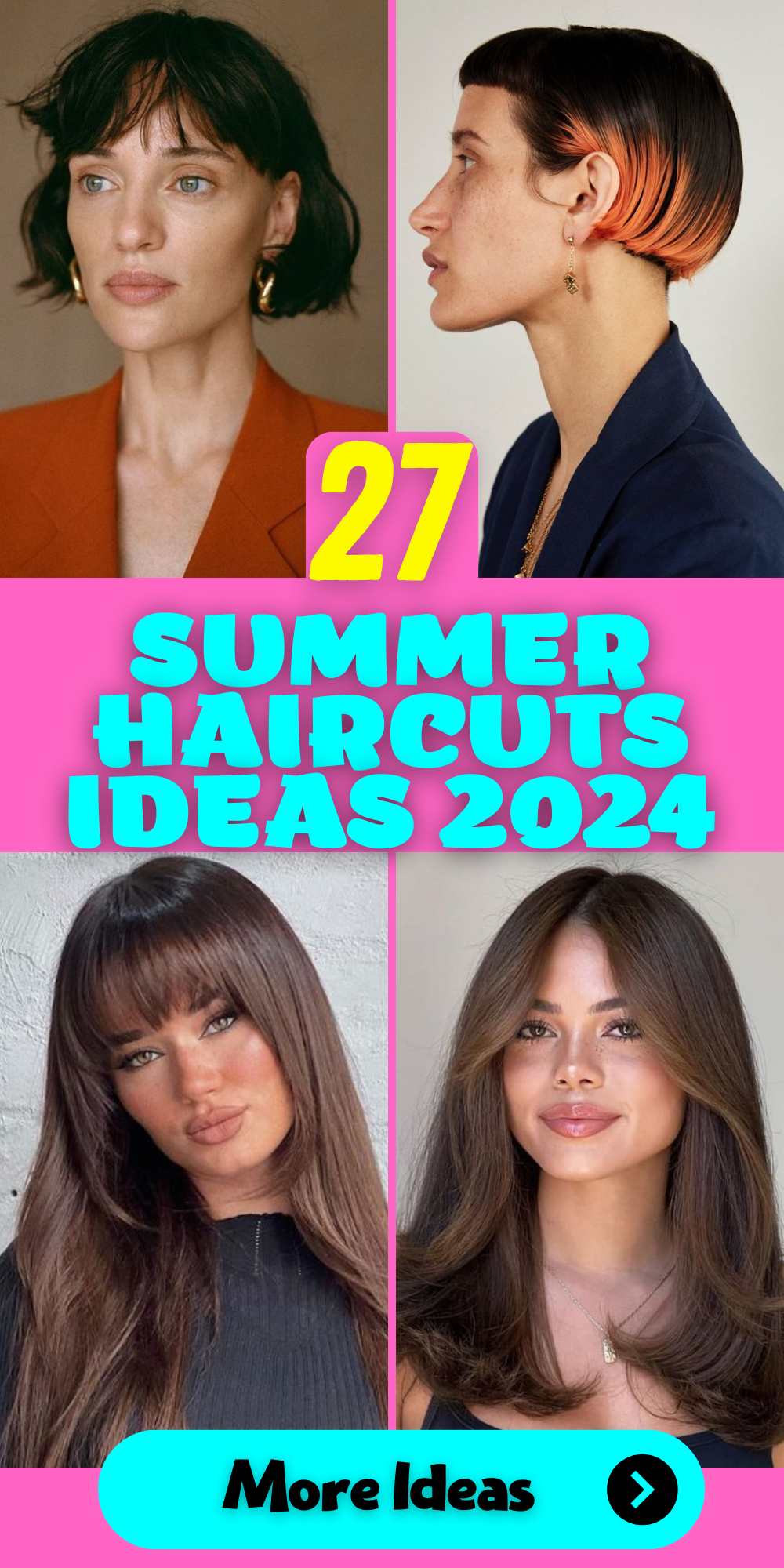 2024 Summer Haircuts Ideas: Women's Long, Short, Medium Styles