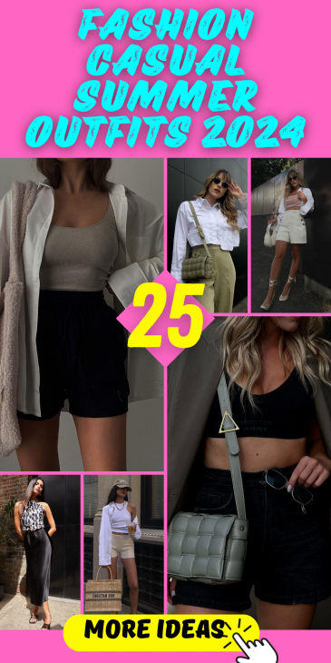 Fashion Casual Summer Outfits 2024