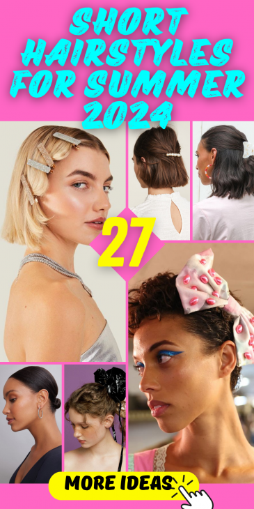 Short Hairstyles for Summer 2024: Trendy Cuts to Beat the Heat!