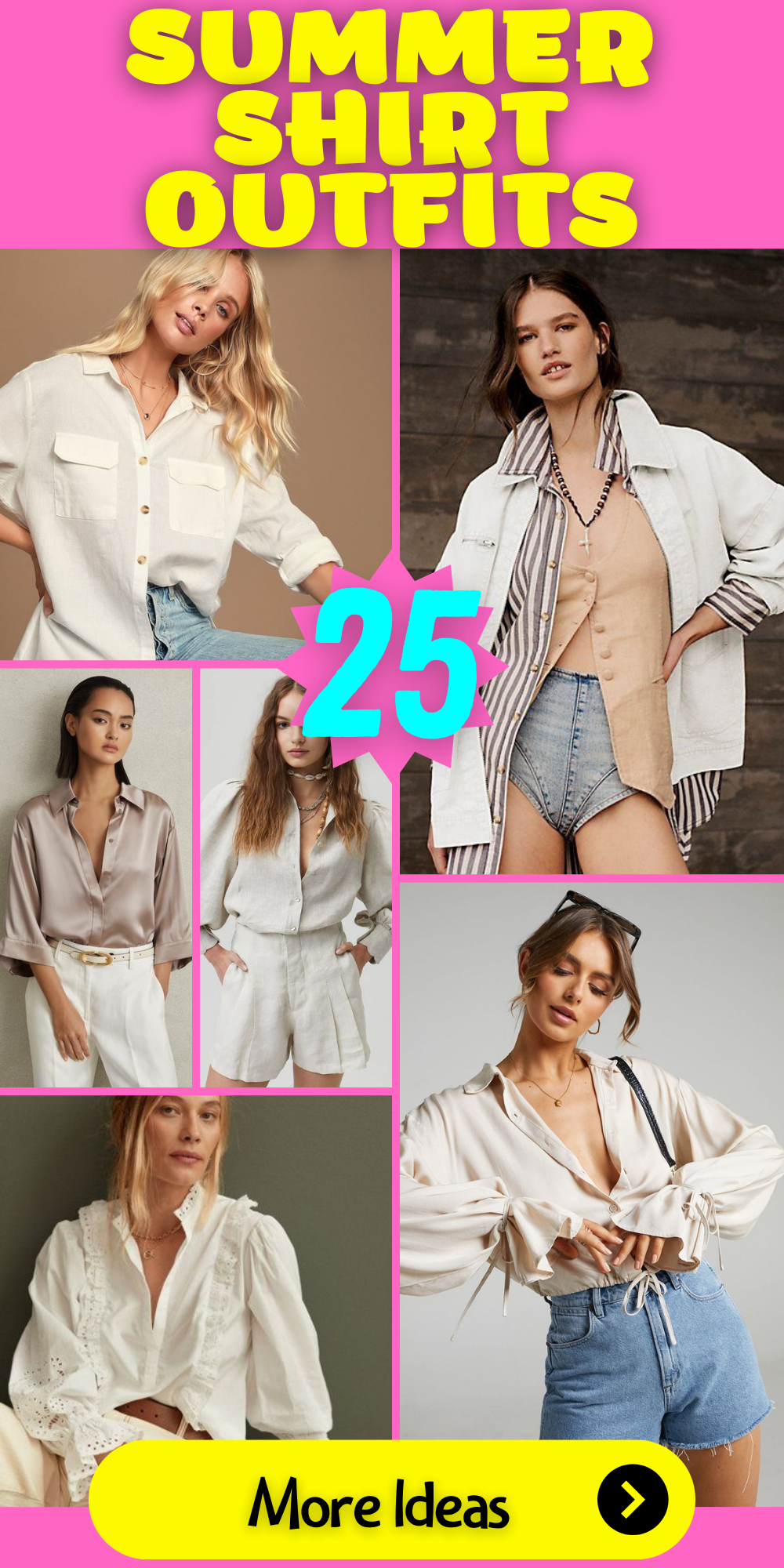 Stylish Summer Shirt Outfits: Stay Cool and Chic All Season Long