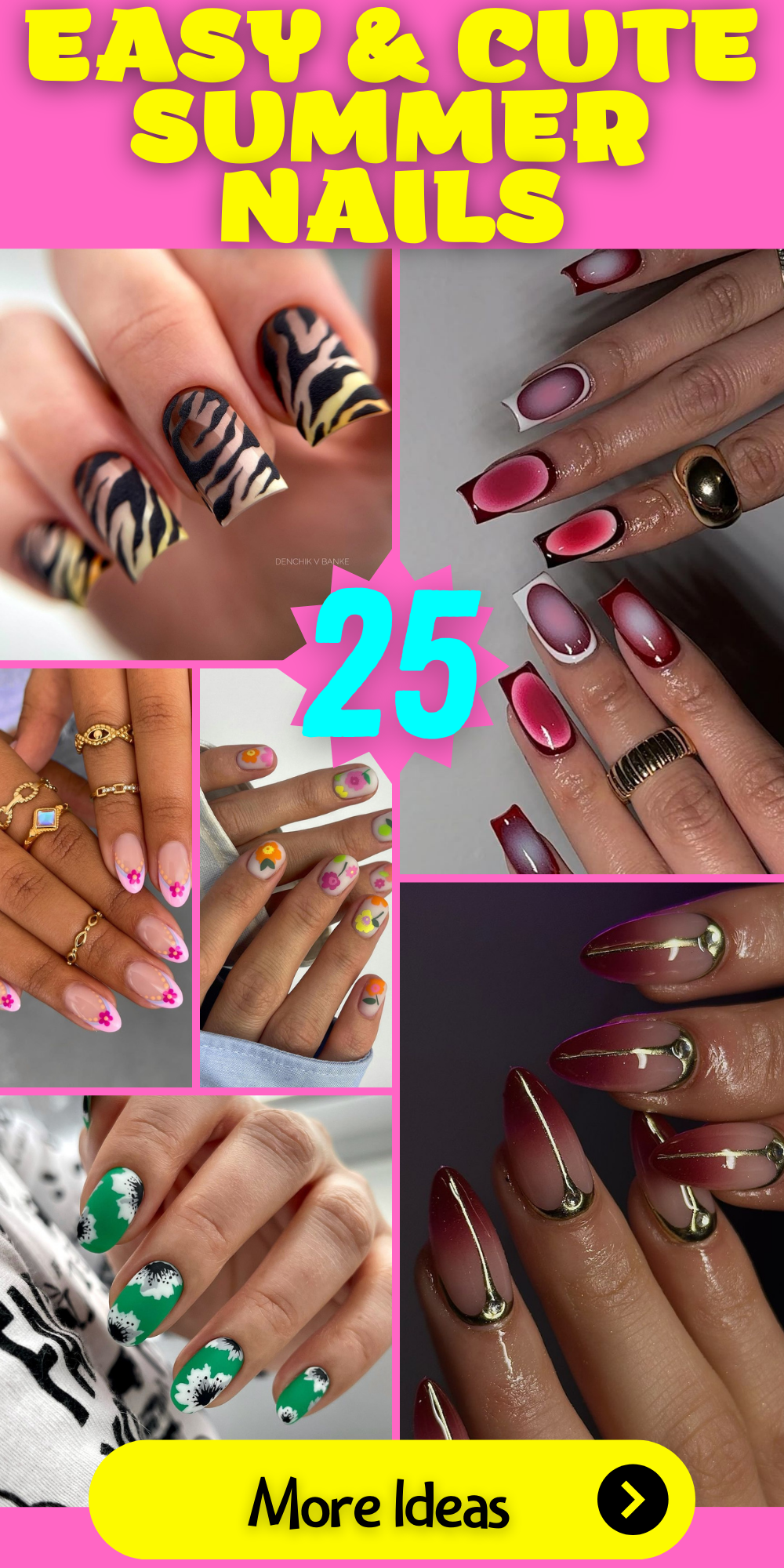 25 Easy & Cute Summer Nail Ideas for Effortless Style