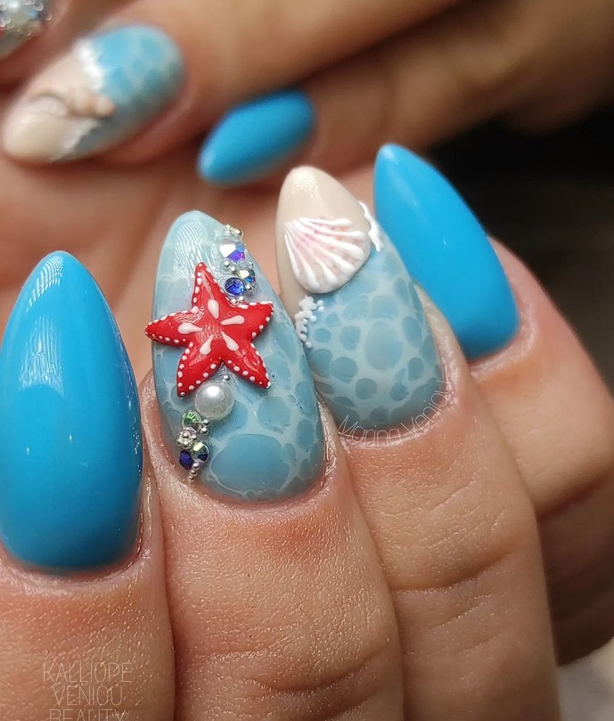 Dive into Style: 29 Ocean Nails Ideas for a Sea-Inspired Manicure