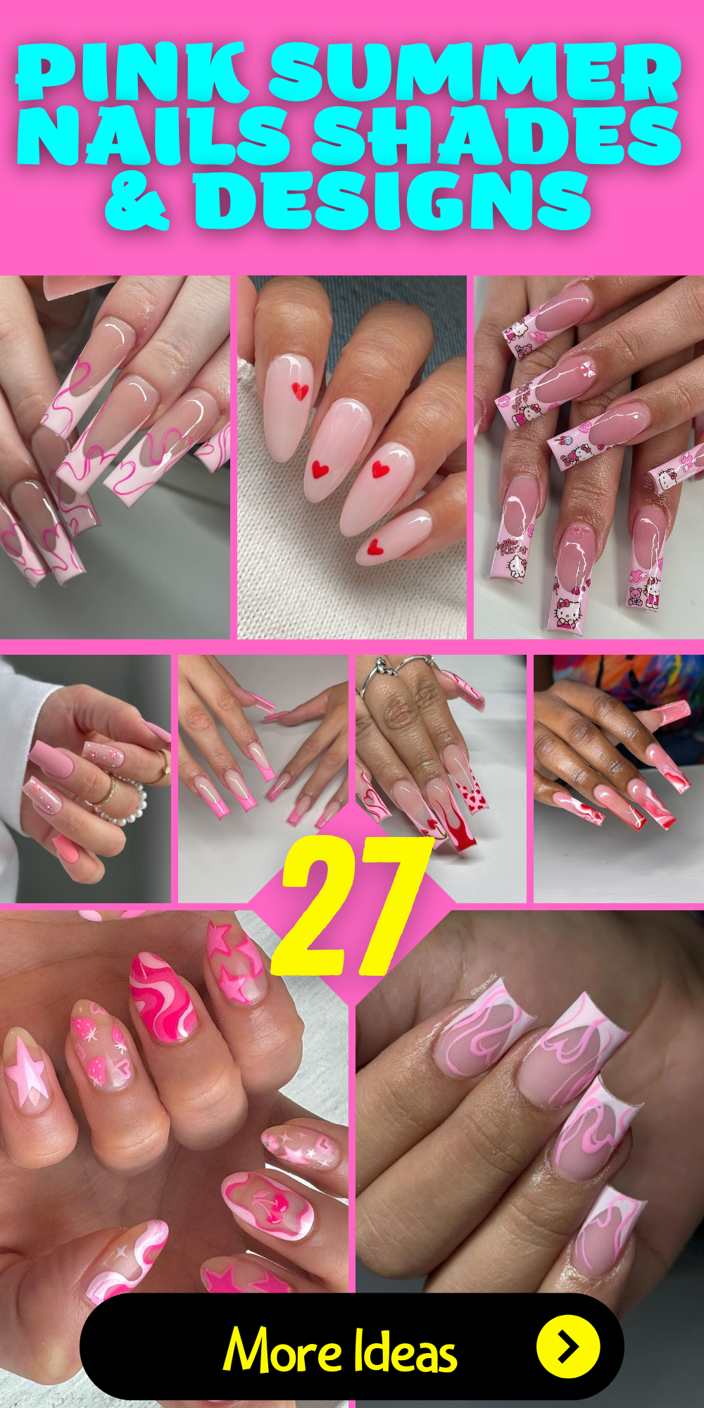 Pretty in Pink: Summer Nails Shades & Designs to Beat the Heat