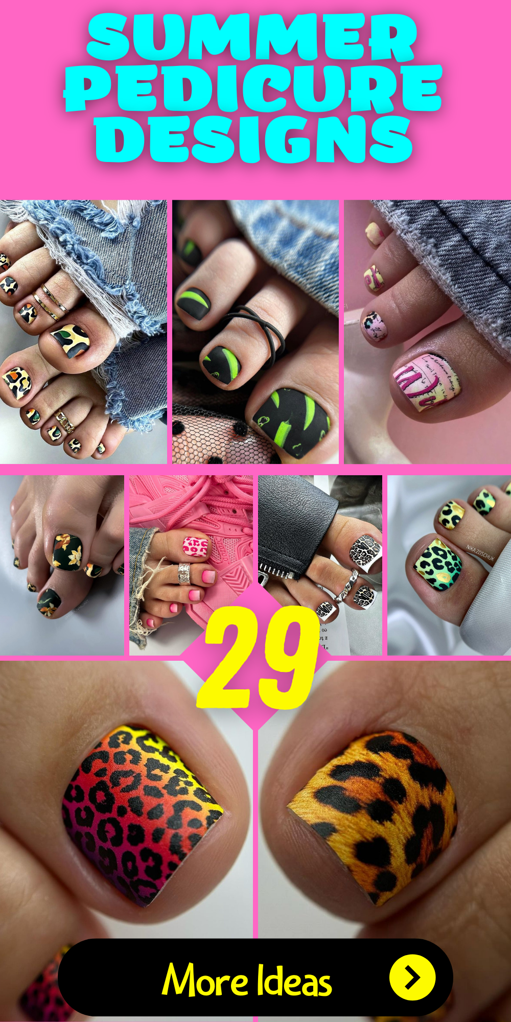 Dive into Summer Vibes: 29 Pedicure Designs to Make Your Toes Pop!