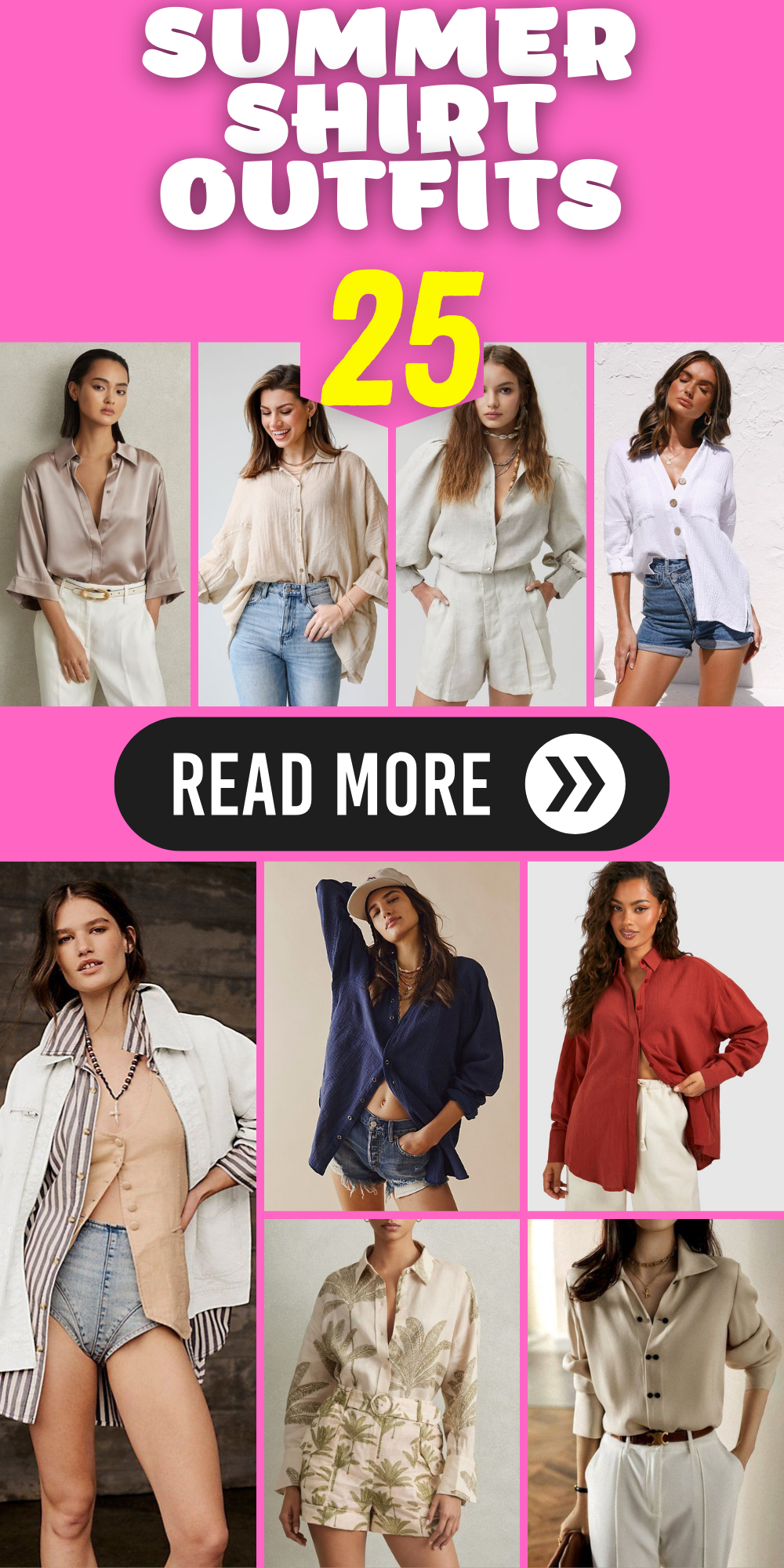 Stylish Summer Shirt Outfits: Stay Cool and Chic All Season Long