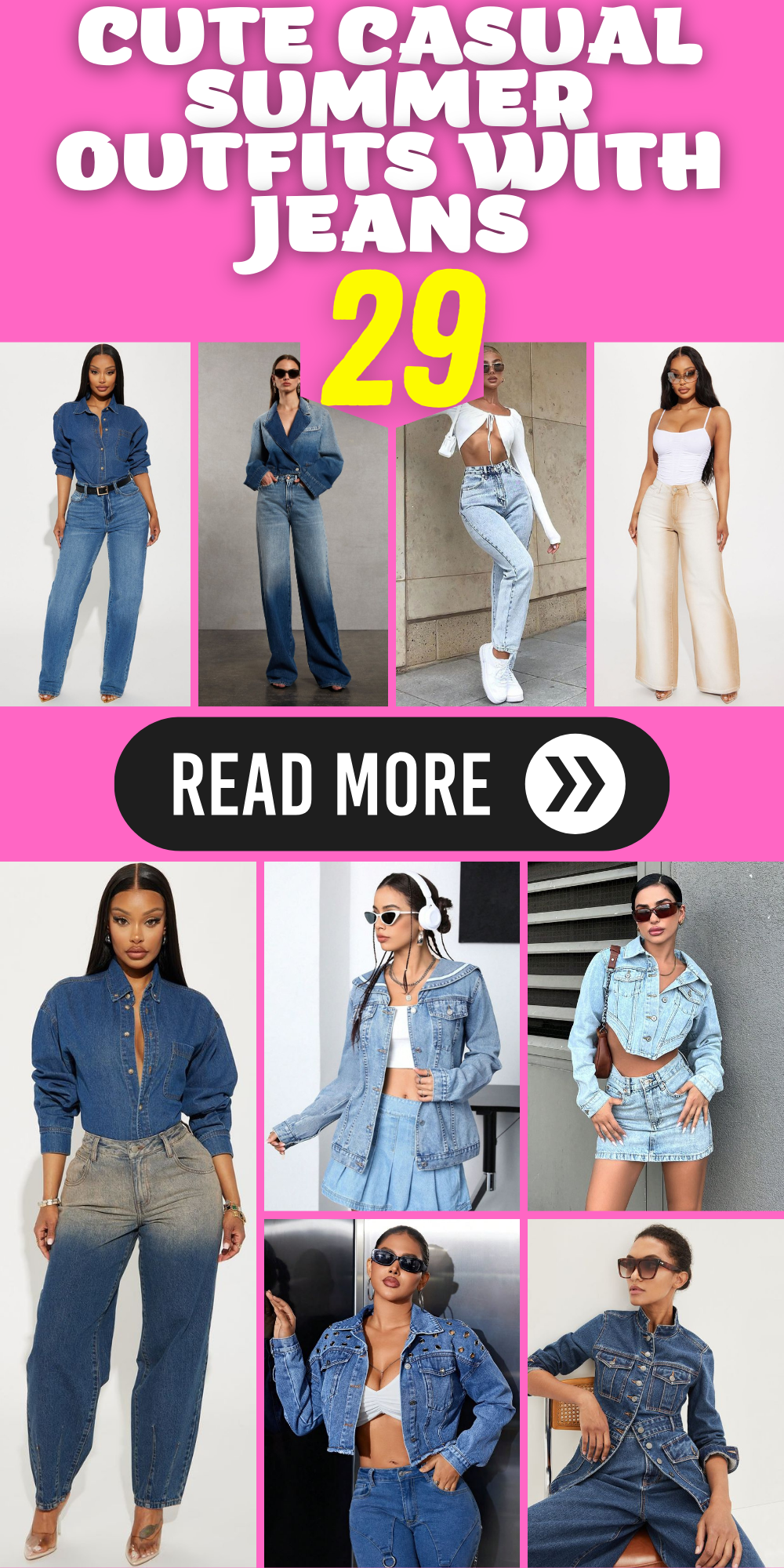 29 Cute Casual Summer Outfits with Jeans: Effortlessly Stylish Looks for Any Occasion