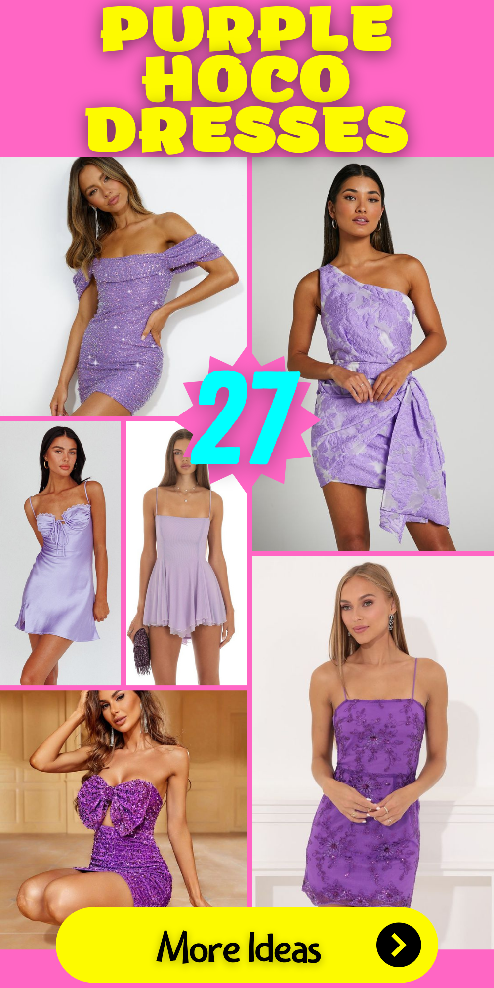 Pretty in Purple: 27 Stunning Homecoming Dress Ideas for the Fashionable You