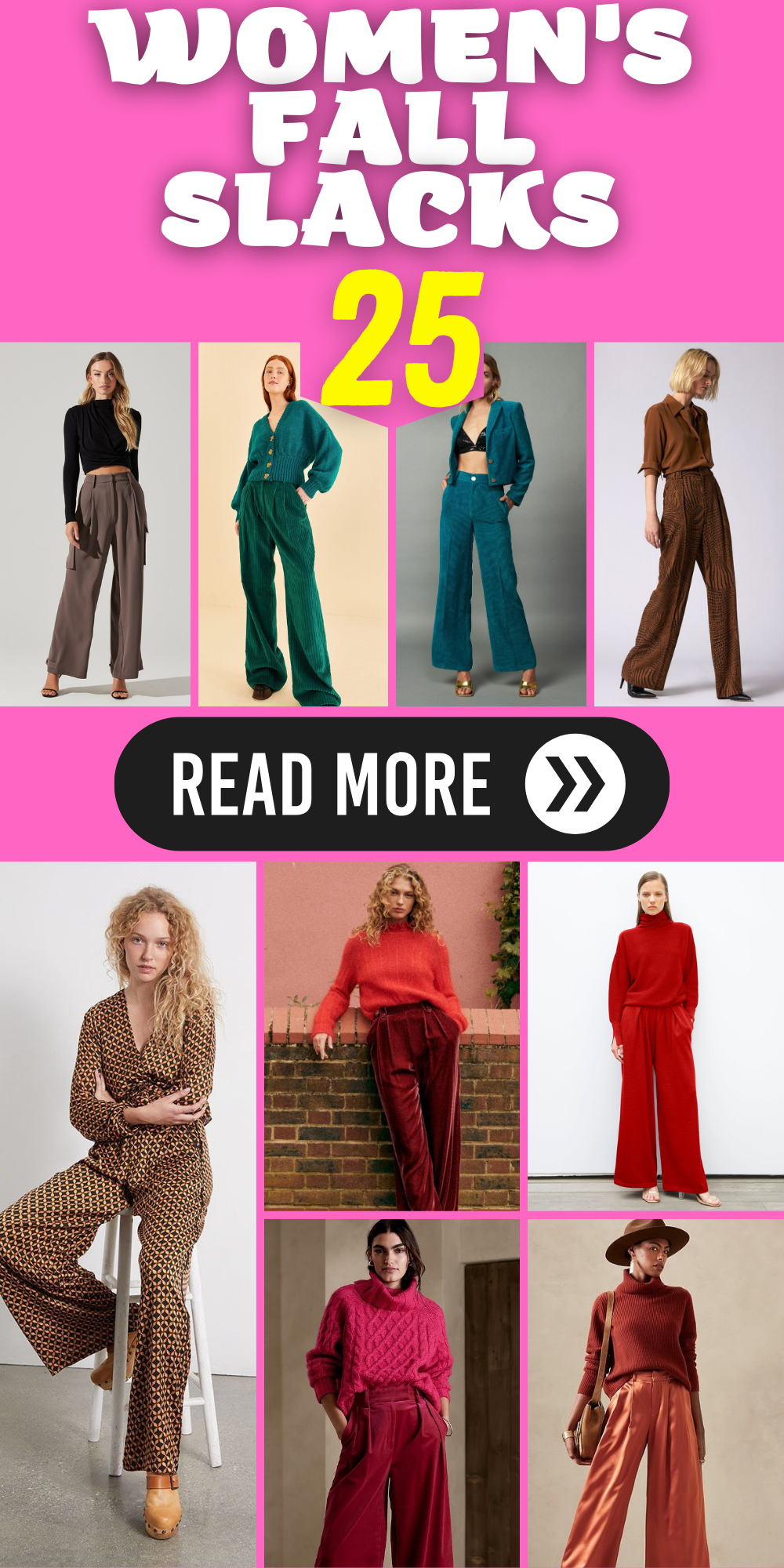 25 Stylish Women's Fall Slacks: Must-Have Pants for the Season
