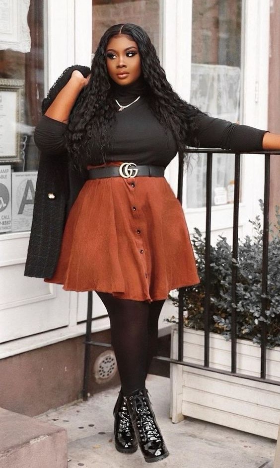 Plus Size Fall Outfits 25 Ideas for Women with Big Stomach - Cute ...