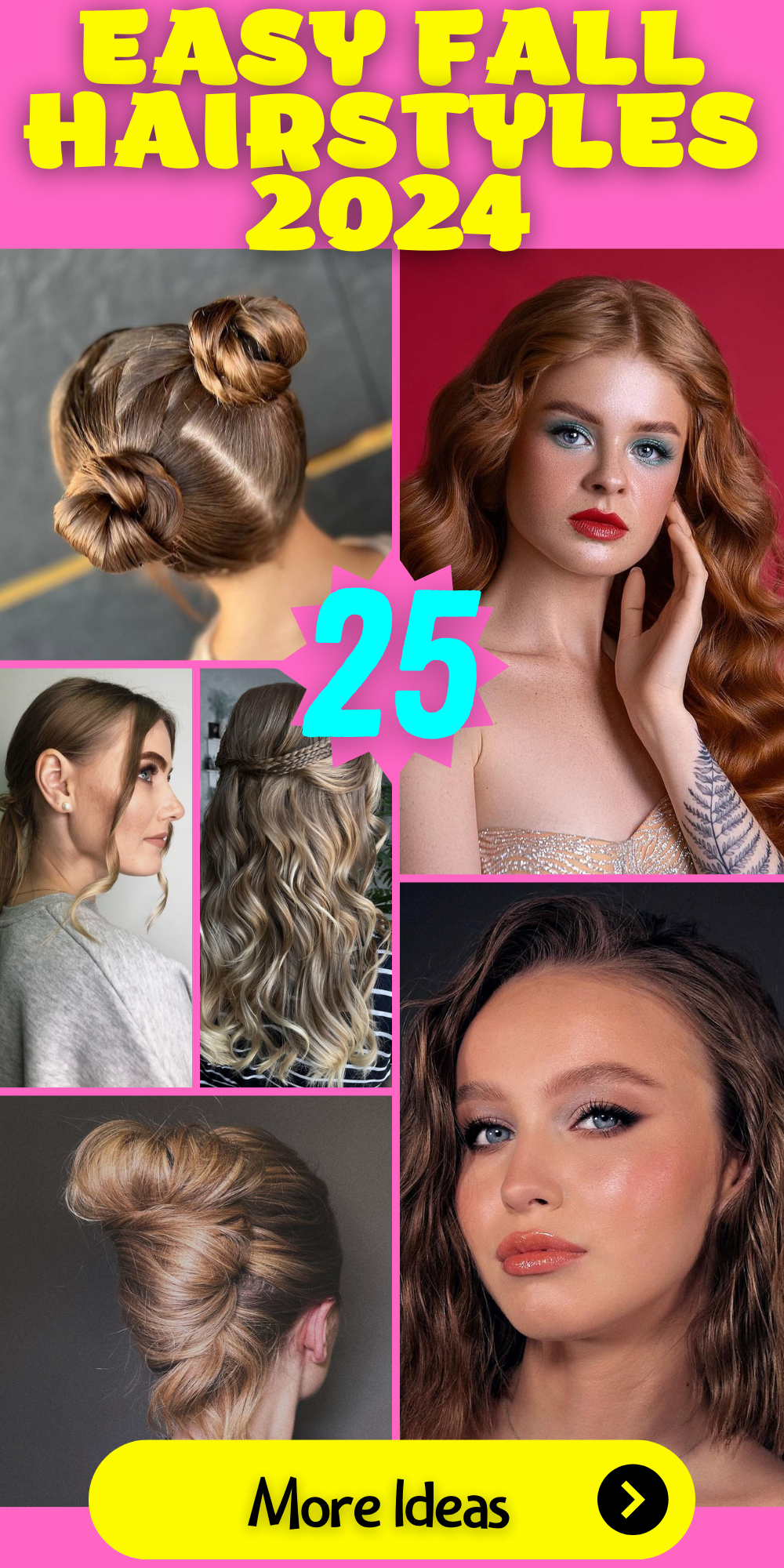 25 Easy Fall Hairstyles 2024: Trendy and Simple Ideas