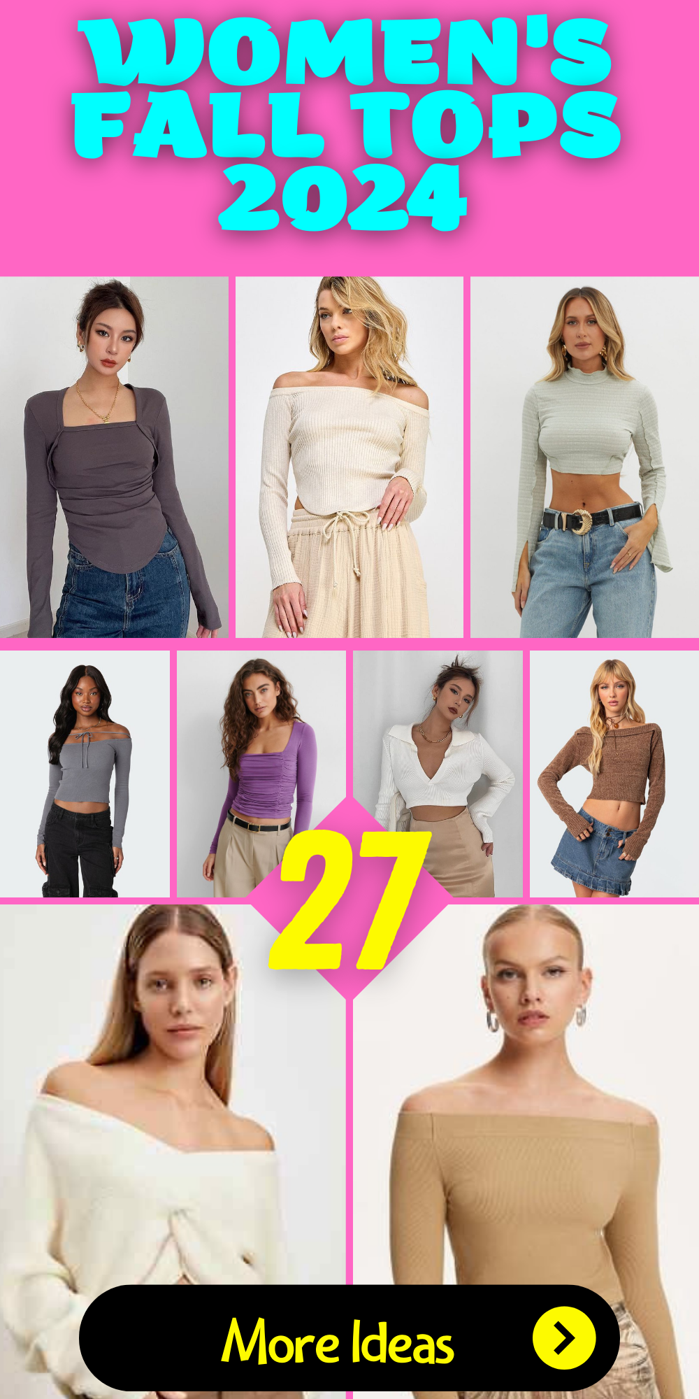 27 Women's Fall Tops for 2024: Fashion-Forward and Versatile Picks