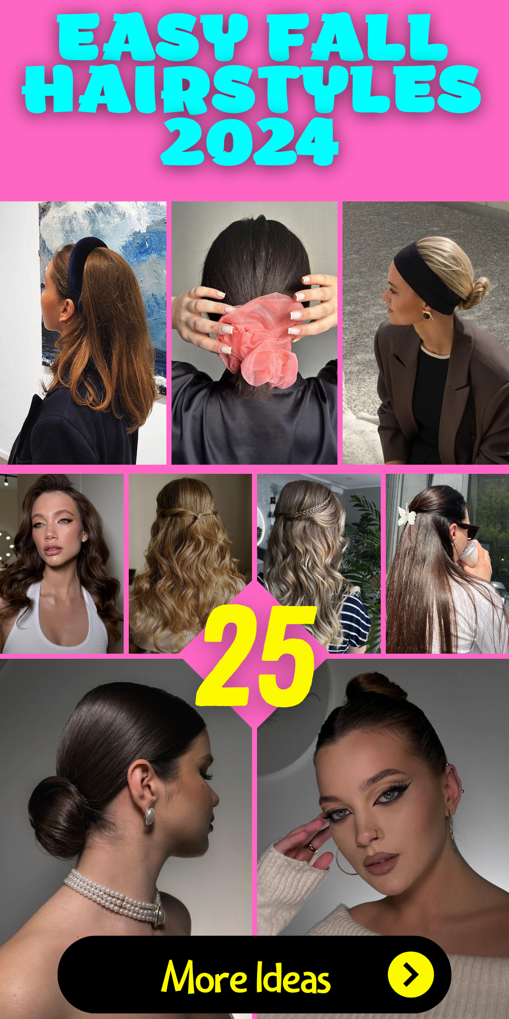 25 Easy Fall Hairstyles 2024: Trendy and Simple Ideas