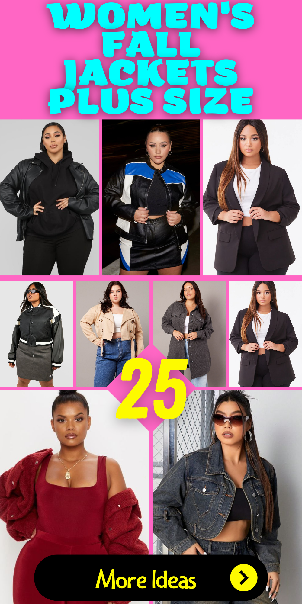 Women's Fall Jackets Plus Size: 25 Trendy and Cozy Ideas