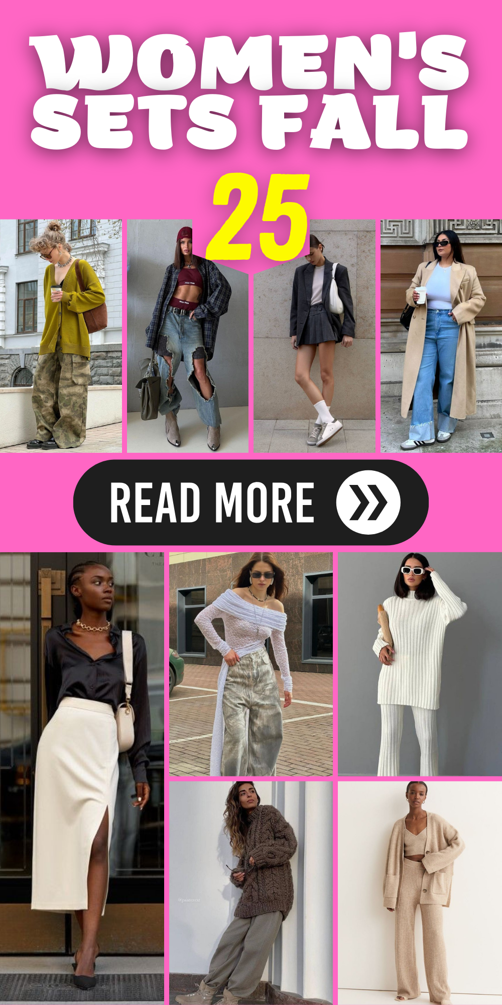 Women's Sets for Fall: 25 Chic and Comfortable Outfit Ideas