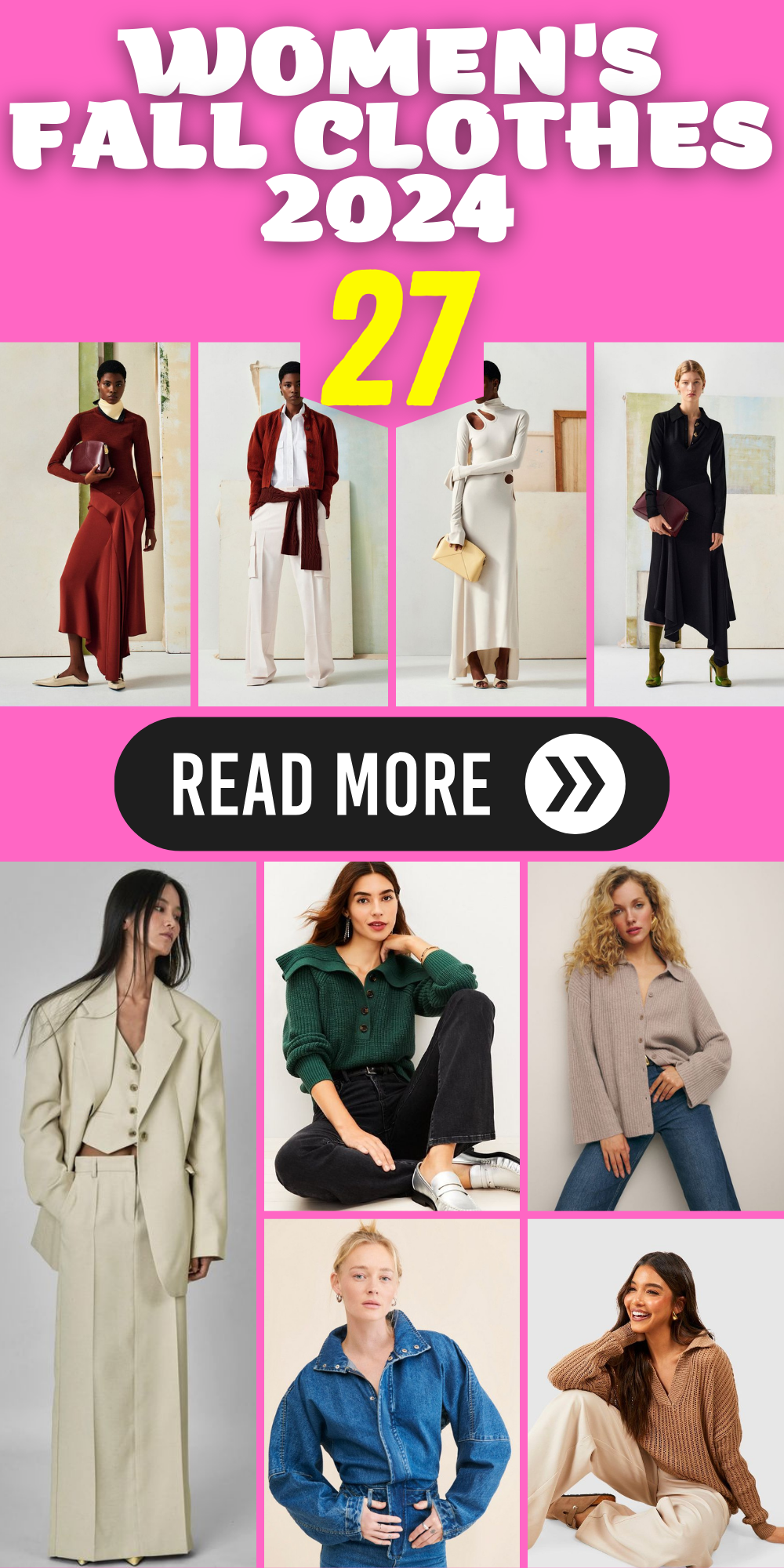 27 Trendy Women's Fall Clothes for 2024: Must-Have Fashion Ideas