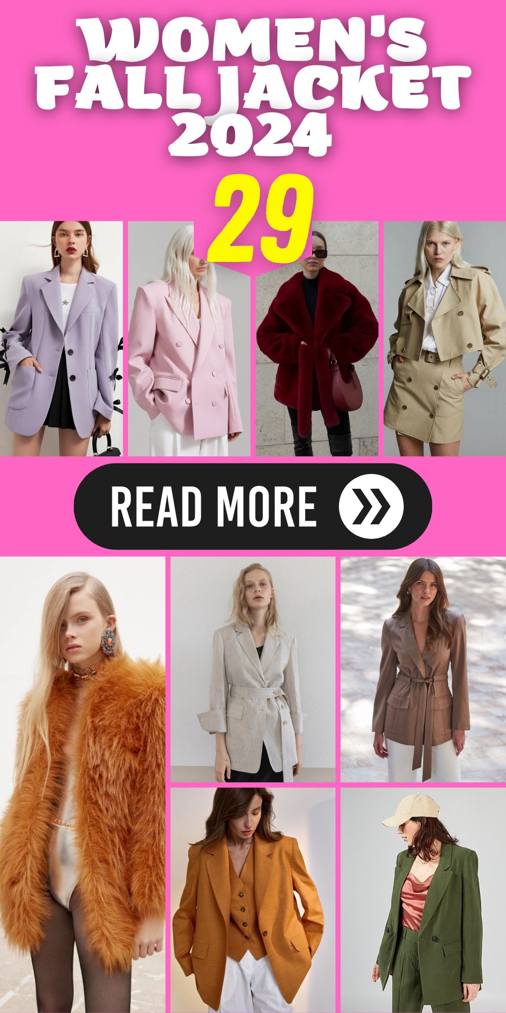 29 Stylish Women's Fall Jackets for 2024: Must-Have Trends