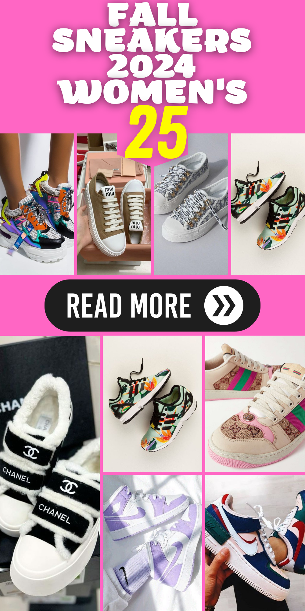 25 Trendy Fall Sneakers for Women in 2024: Fashion and Comfort