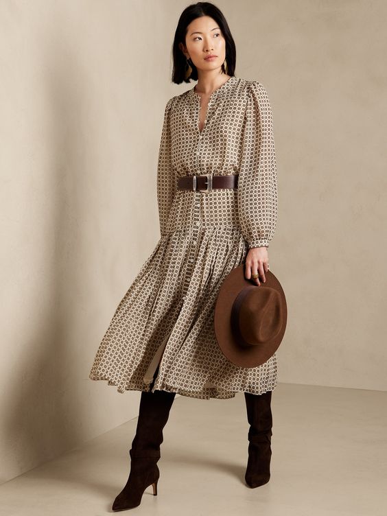 Midi Fall Dresses for Women: 27 Elegant and Stylish Ideas