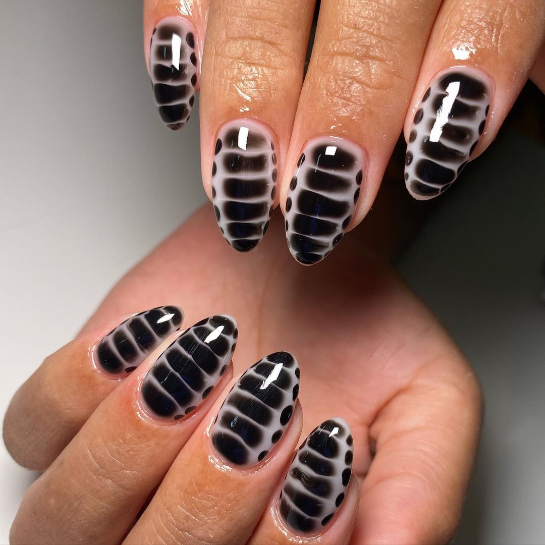 29 Stunning Ideas for Black Fall Nails 2024