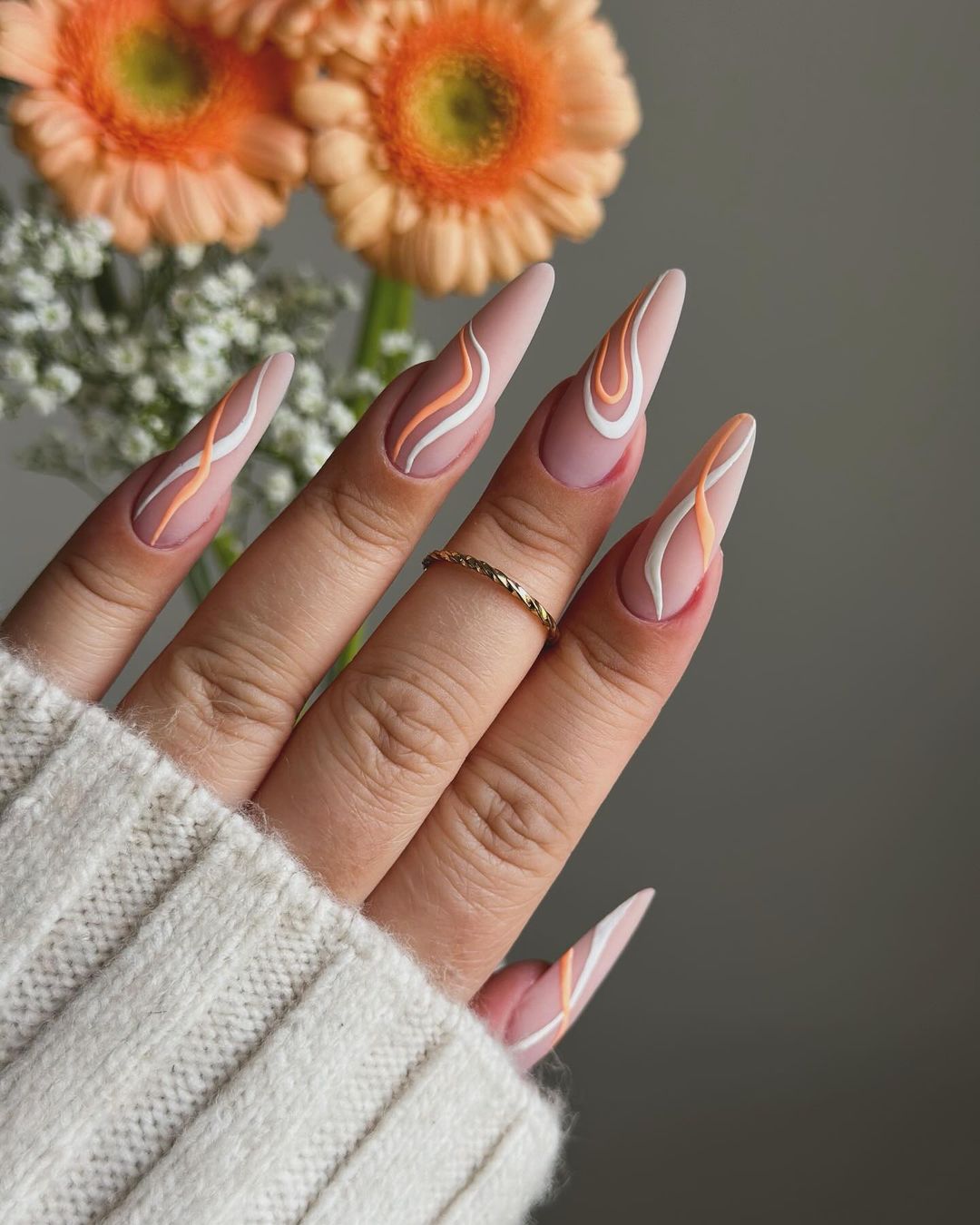 29 Gorgeous Ideas for Fall Almond Nails