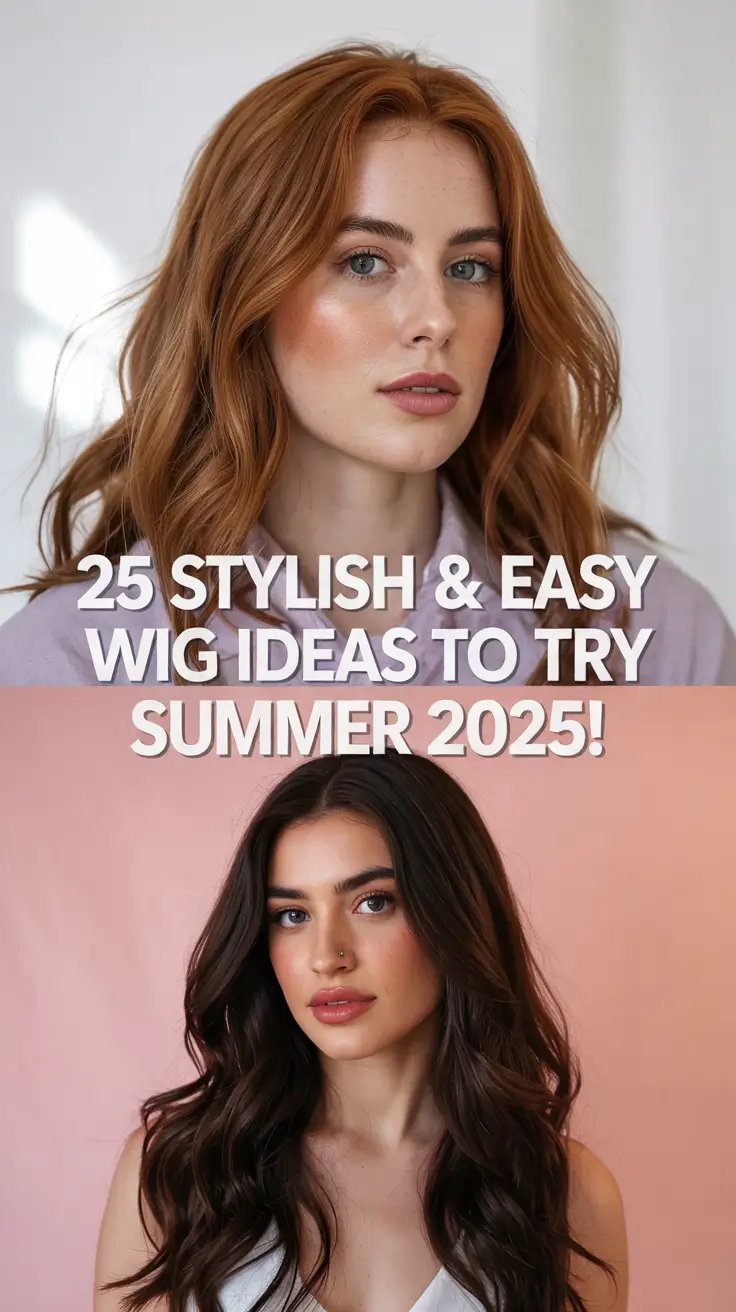 Stylish & Easy Wig Ideas to Try Summer 2025! – Fresh Hairstyles for Every Vibe